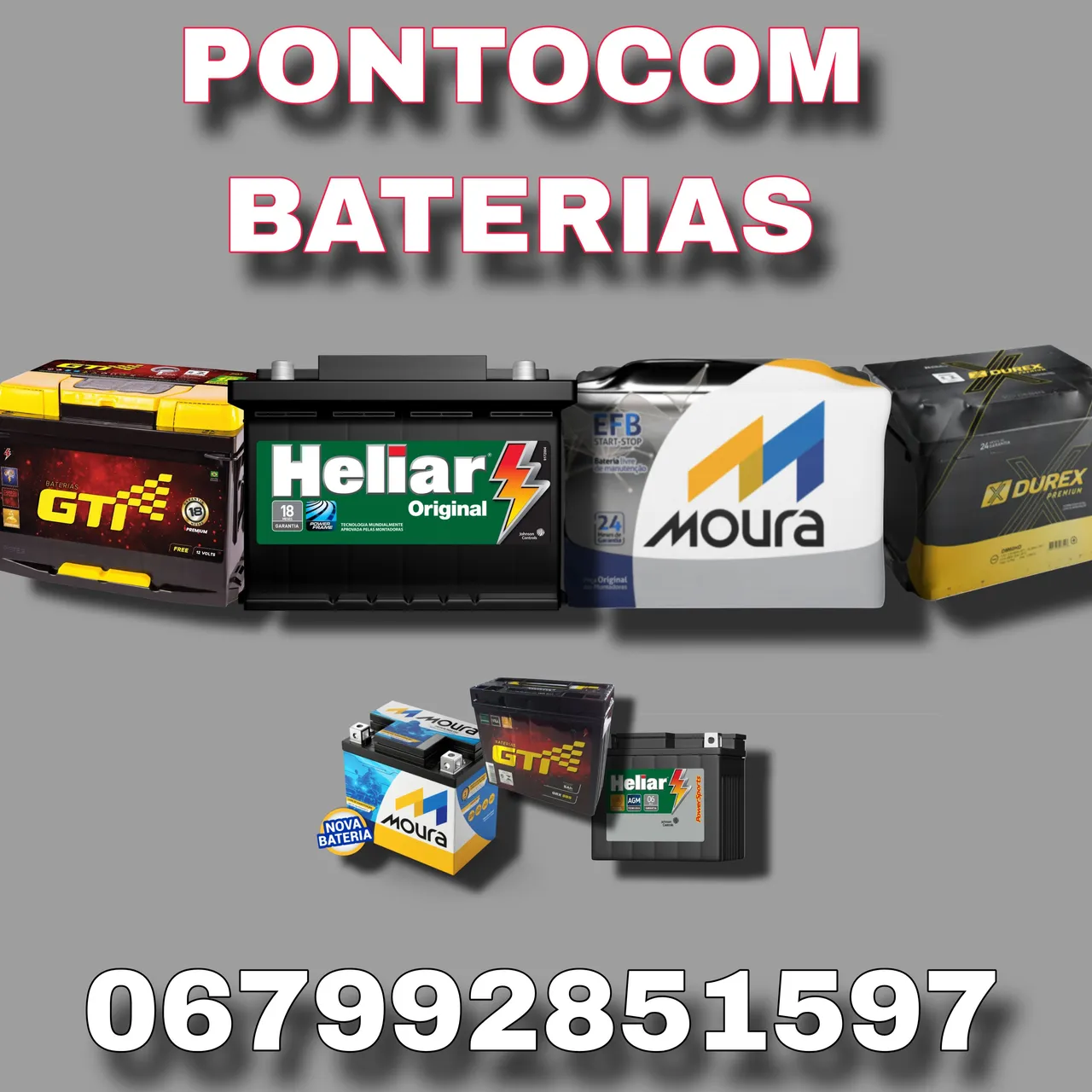 Loja de Bateria Bateria de Carro Bateria Automotiva
