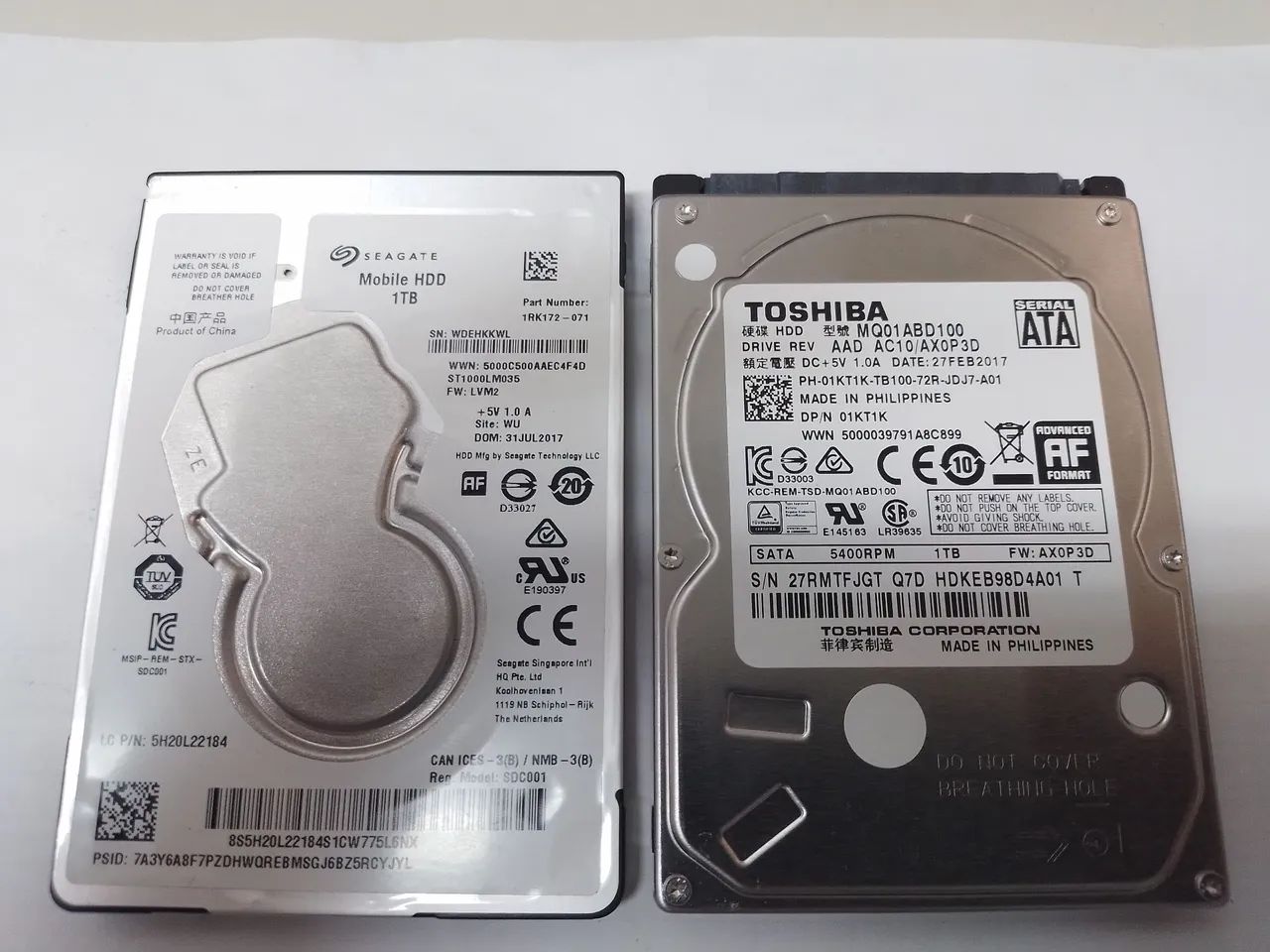 HD notebook 1TB