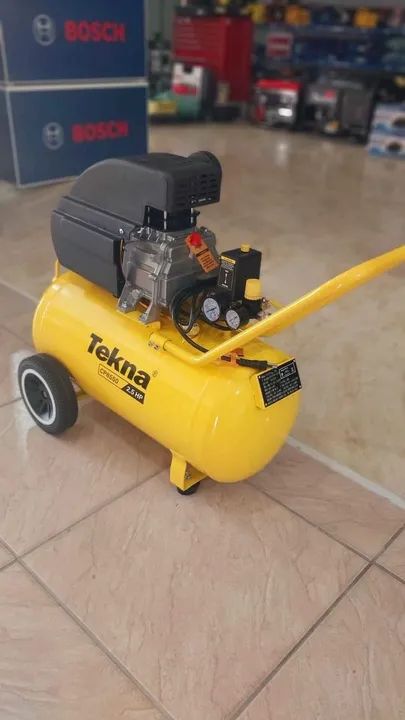 Compressor de ar 50 Litros 2.5hp 116psi - Tekna(Loja) - Foto 3