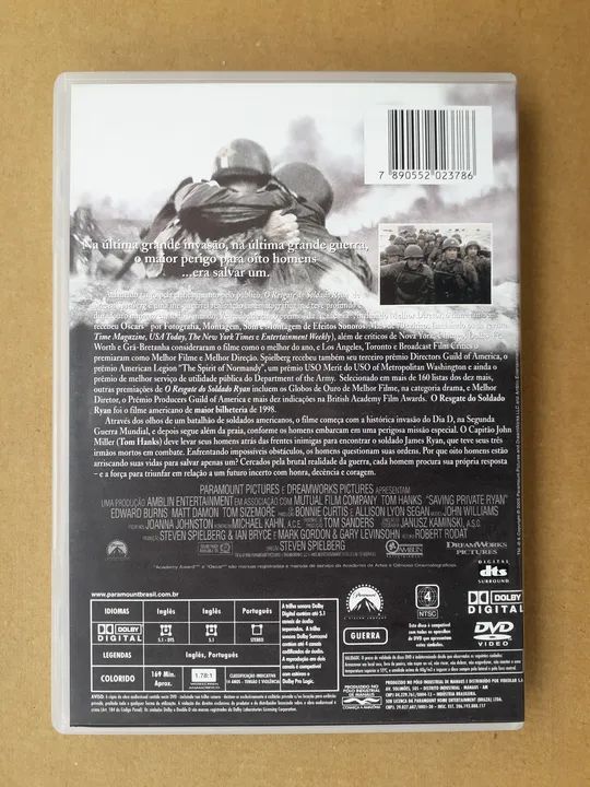 DVD O Resgate do Soldado Ryan  - Foto 2