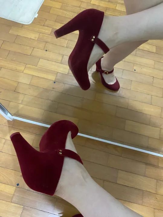 Salto Melissa Vinho - Temptation  - Tam. 36 - COM CAIXA - Foto 4