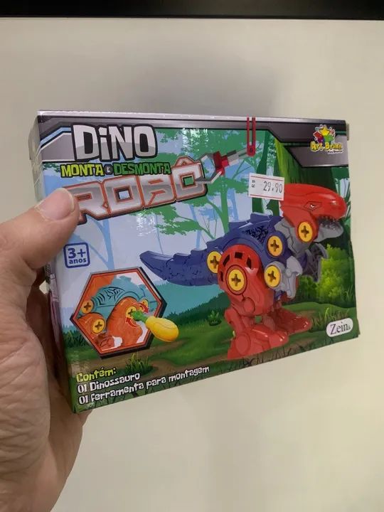 Dino Monta e Desmonta robô - Art Brink Brinquedo Educativo -  Loja Coimbra Computadores