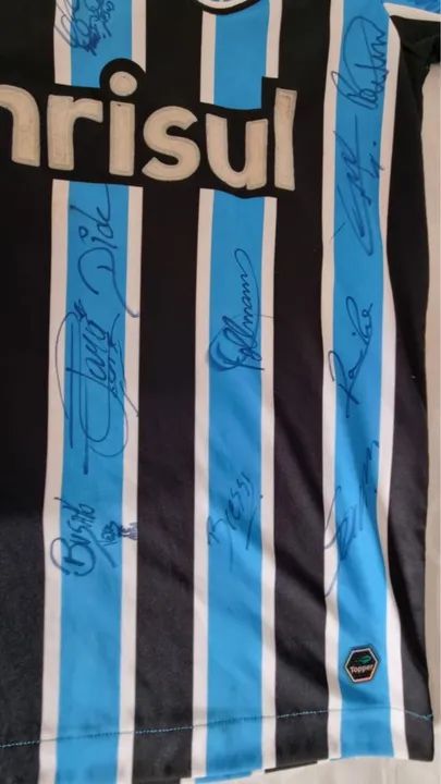 CamisaGrêmio G autografada  - Foto 3