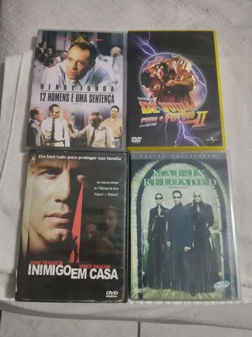 Filmes DVD originais 4 peças boas condições 