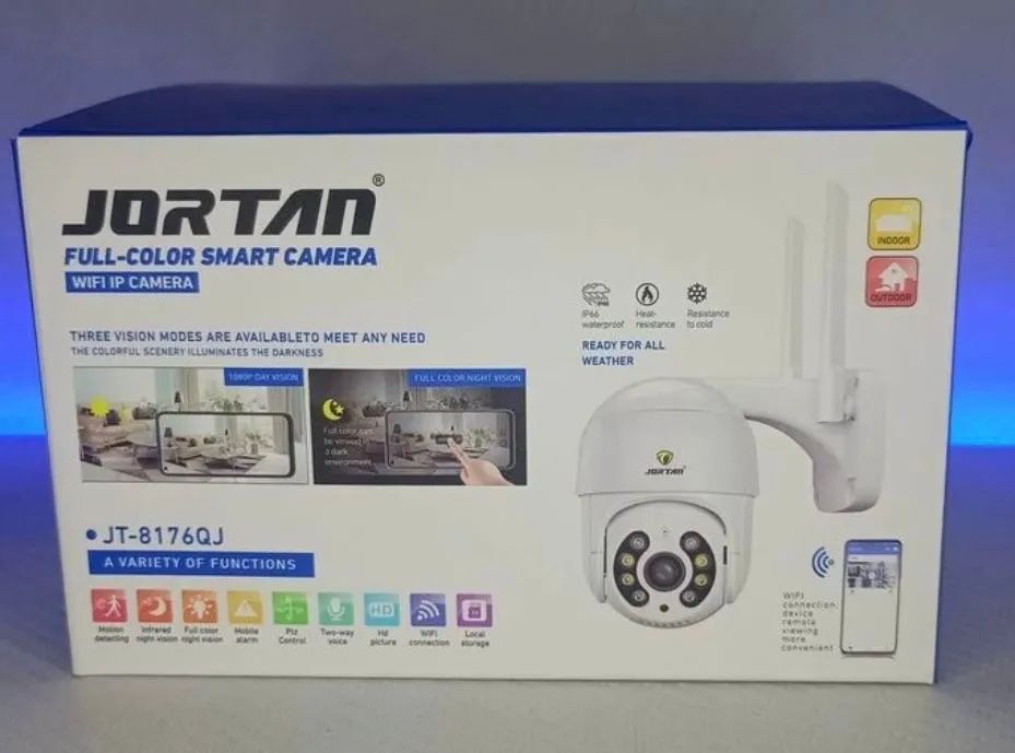 Câmera de Segurança Wi-Fi Full Color JORTAN JT-8176QJ - Foto 3