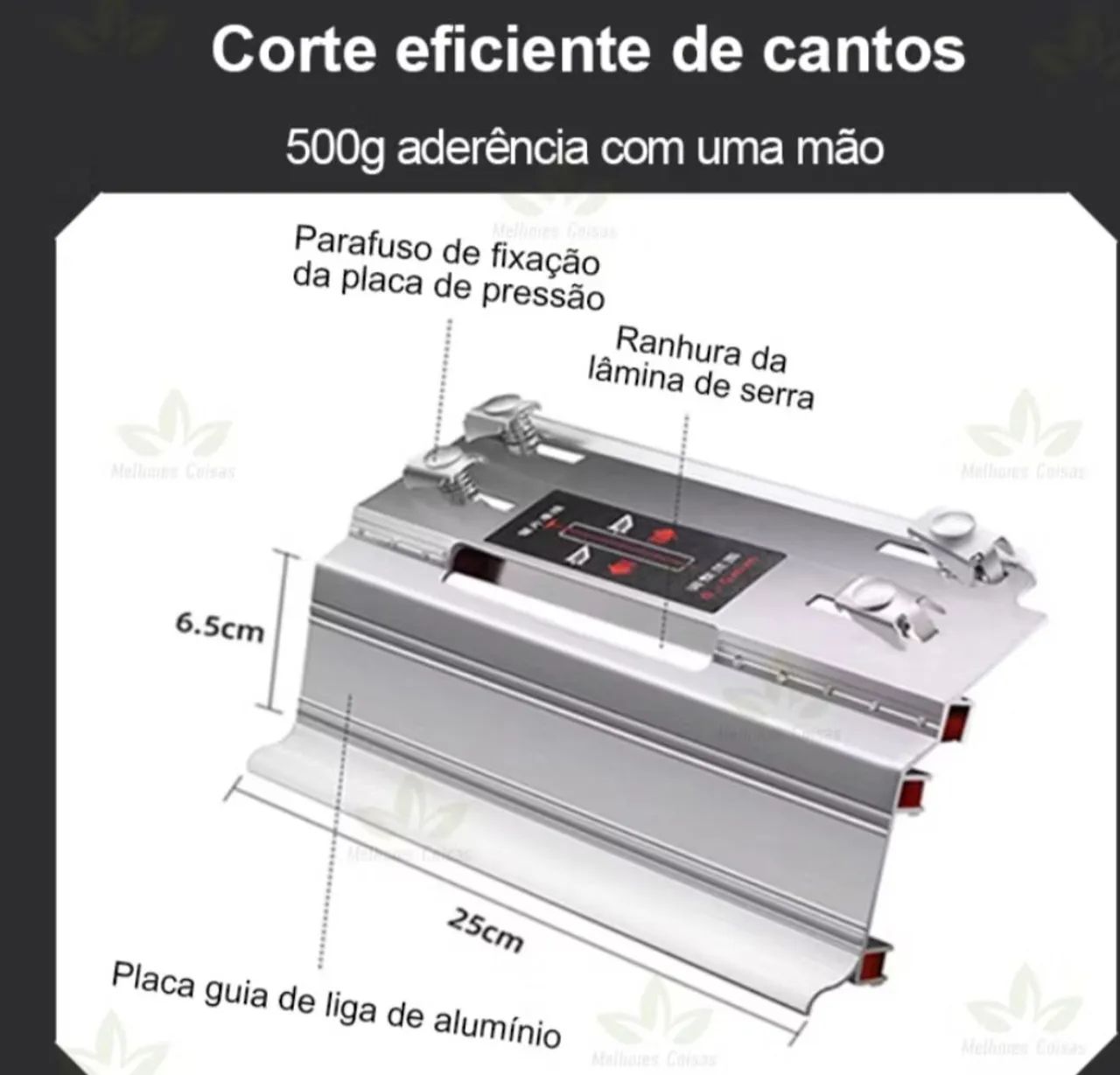  45° Graus Guia de Corter de Azulejo, Porcelanato Manual - Novo - Foto 2