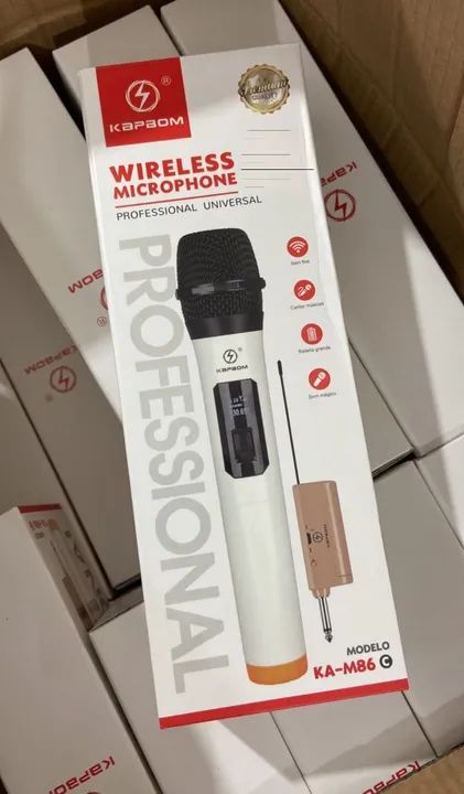 Microfone sem fio profissional 