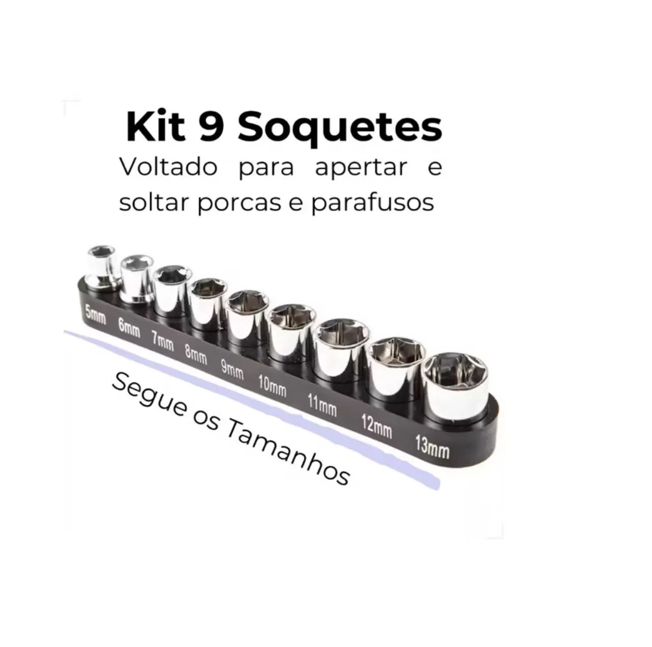 Cabo Extensor Adaptador Parafusadeira Com jogo de brocas 28cm extensor - Foto 6