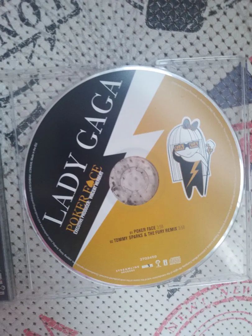 CD Single Lady Gaga Poker Face importado - Foto 4