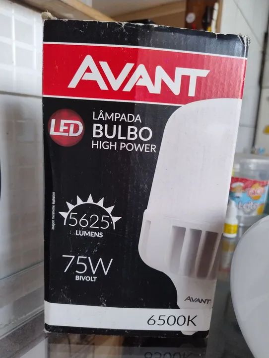 Lâmpada LED Bulbo Alta Potência 75W Bivolt 6500K Avant - 5625 Lumens