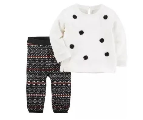 Conjunto Carter's Menina - 2 Peças - 3 Meses