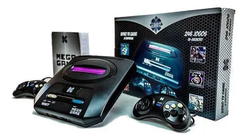 Mega X Game - Mega Drive 246 Jogos - Console Retro