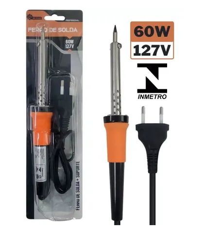 60W or 80W Soldering Iron with Stand, 127V