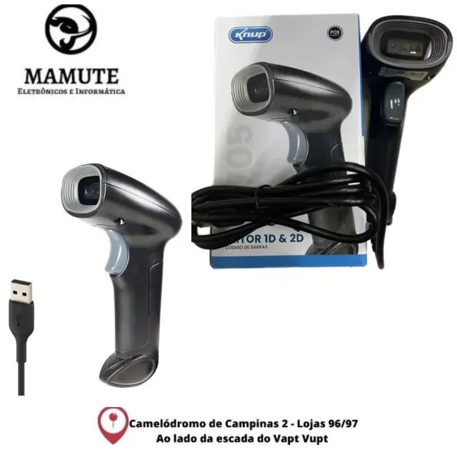 Leitor De Codigo Barras 1d 2d Qr Code Produtos Pratico