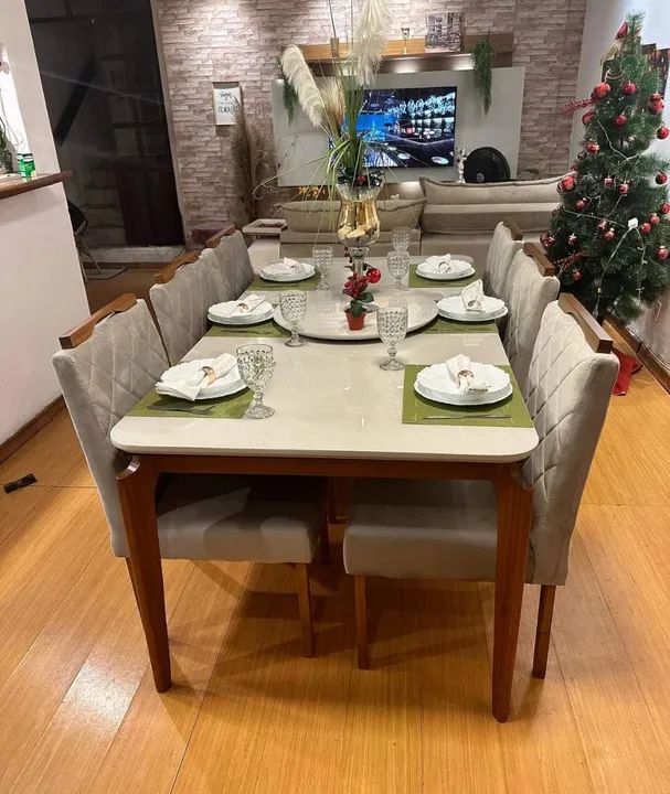 Mesa de jantar com 6 cadeiras  - Foto 5