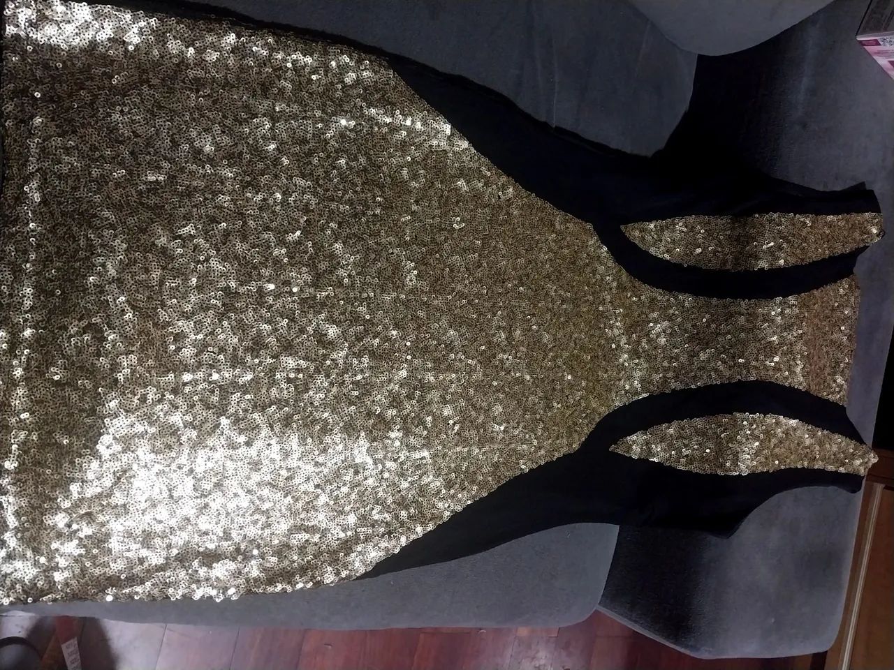 Vestido Paete dourado  - Foto 5