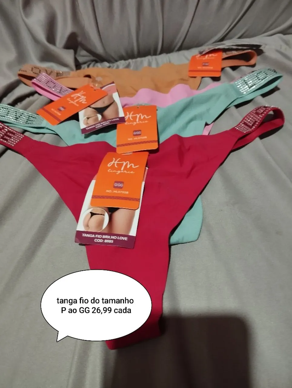 Lingeries cuecas infantil e adulto