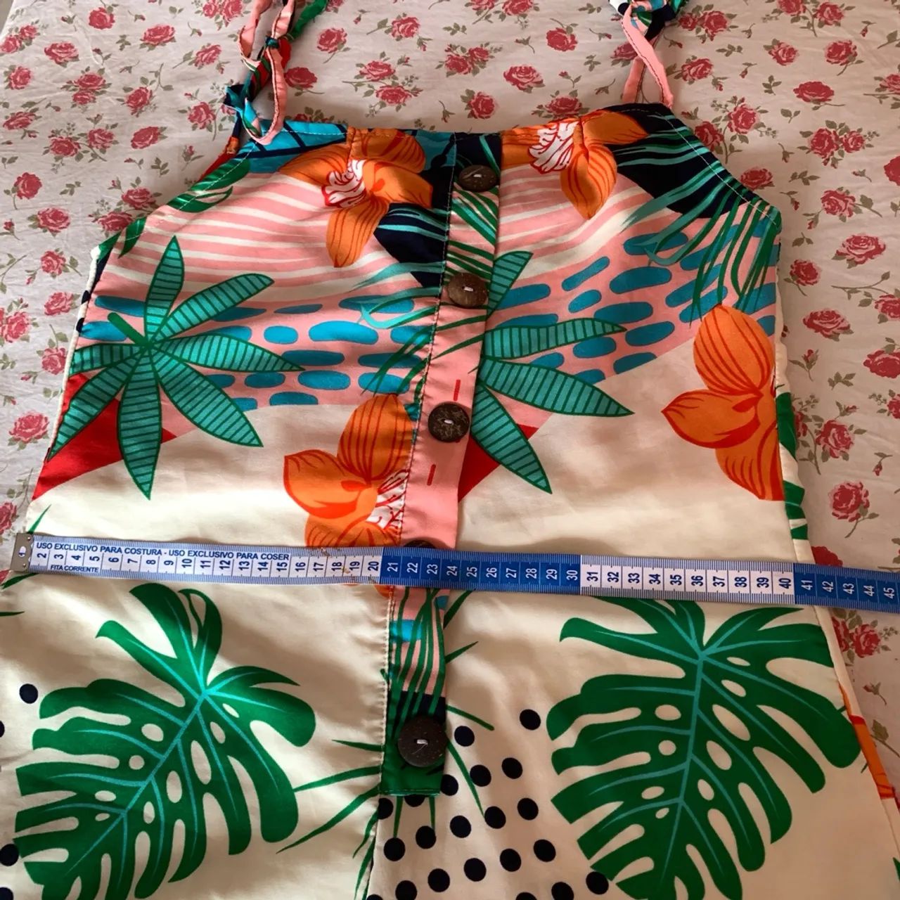 Macacão curto estampado floral - Foto 3