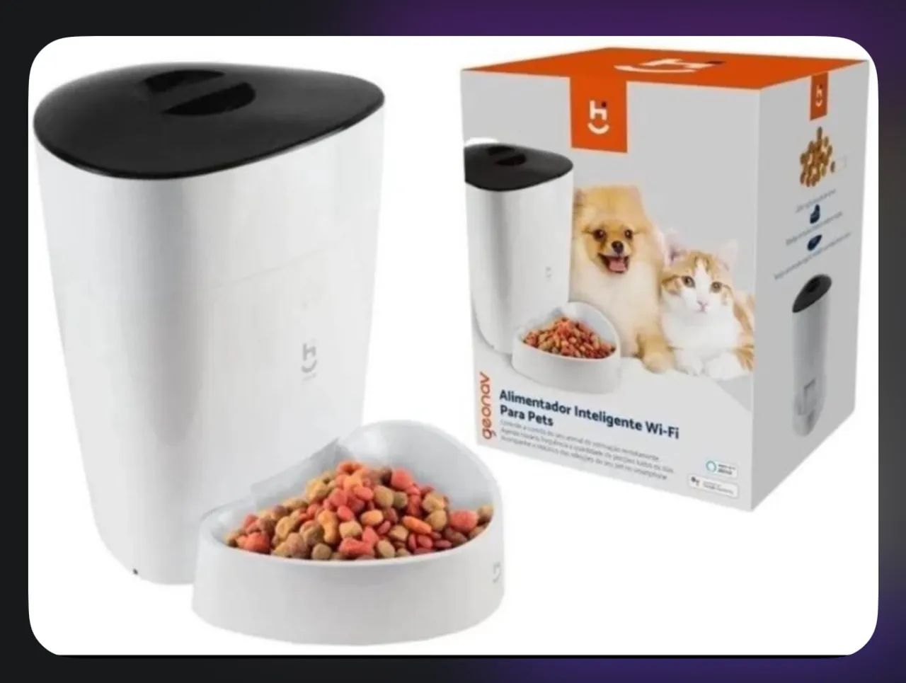Comedouro Automático Inteligente Wi-Fi para Pets