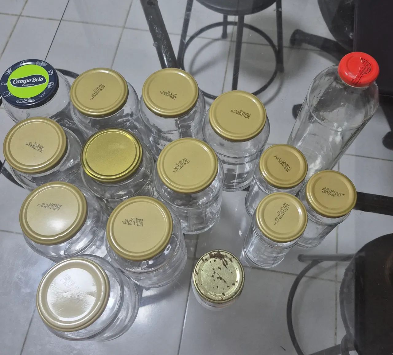 Potes de vidro reutilizáveis  - Foto 3