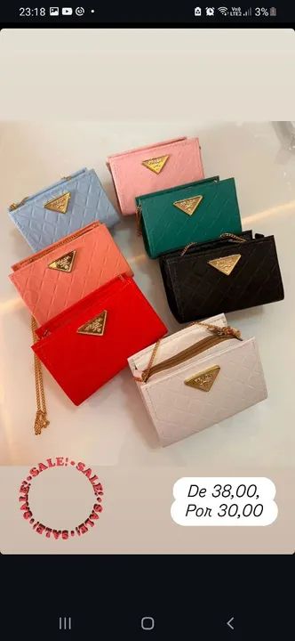 Bolsa de Ombro - Varias Cores - Pronta Entrega - Foto 2