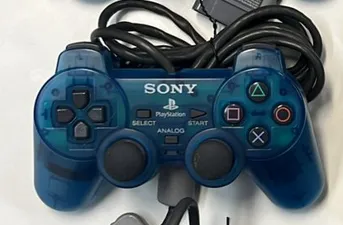 Controle Dualshock PS1 Azul