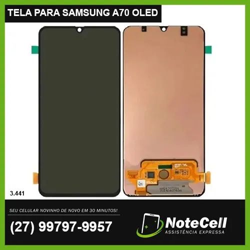 Tela Display Para Samsung A70 Oled 3.441 - Instalação Expressa Em 30 Minutos!