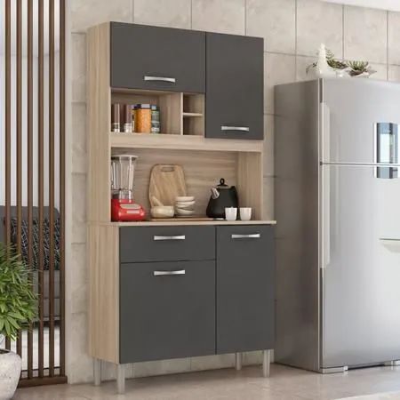 Armário de Cozinha Compacto com Design Moderno