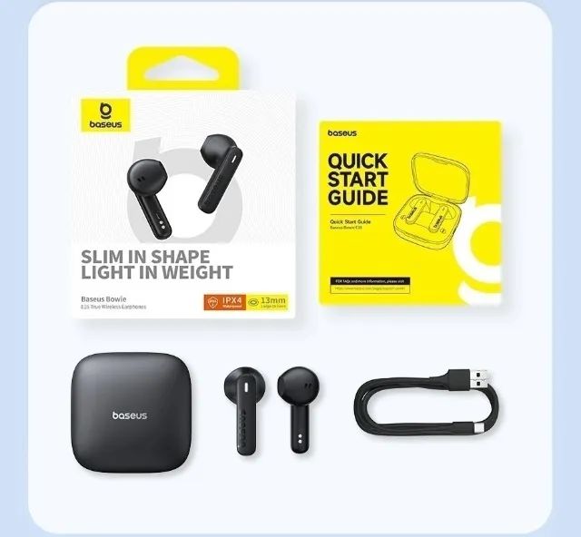 Fone Bluetooth (79-9-8854.3738) sem fio original baseus Lenovo headset