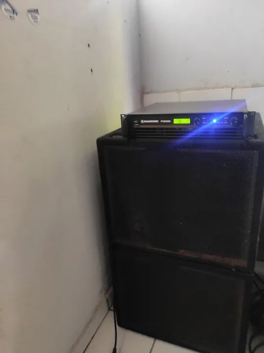 KIT Caixas de Grave com amplificador digital Shamsonic