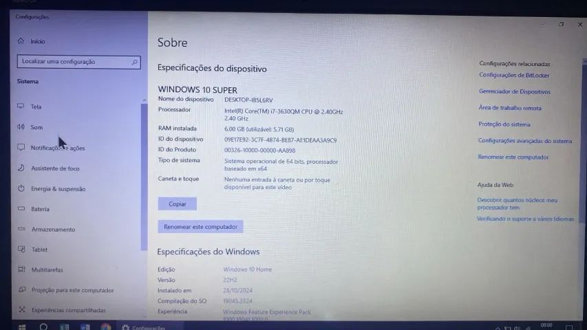 Notebook Samsung i7 - Serie 5 - Super Rápido  - Foto 5