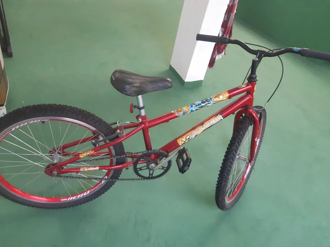 Bicicleta Infantil Vermelha - Foto 5