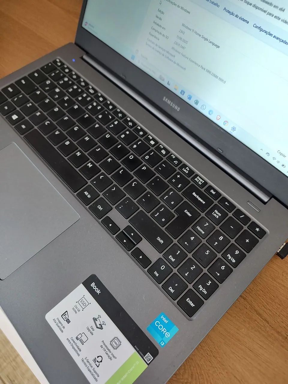 Notebook Samsung Galaxy book-Intel Core i3
