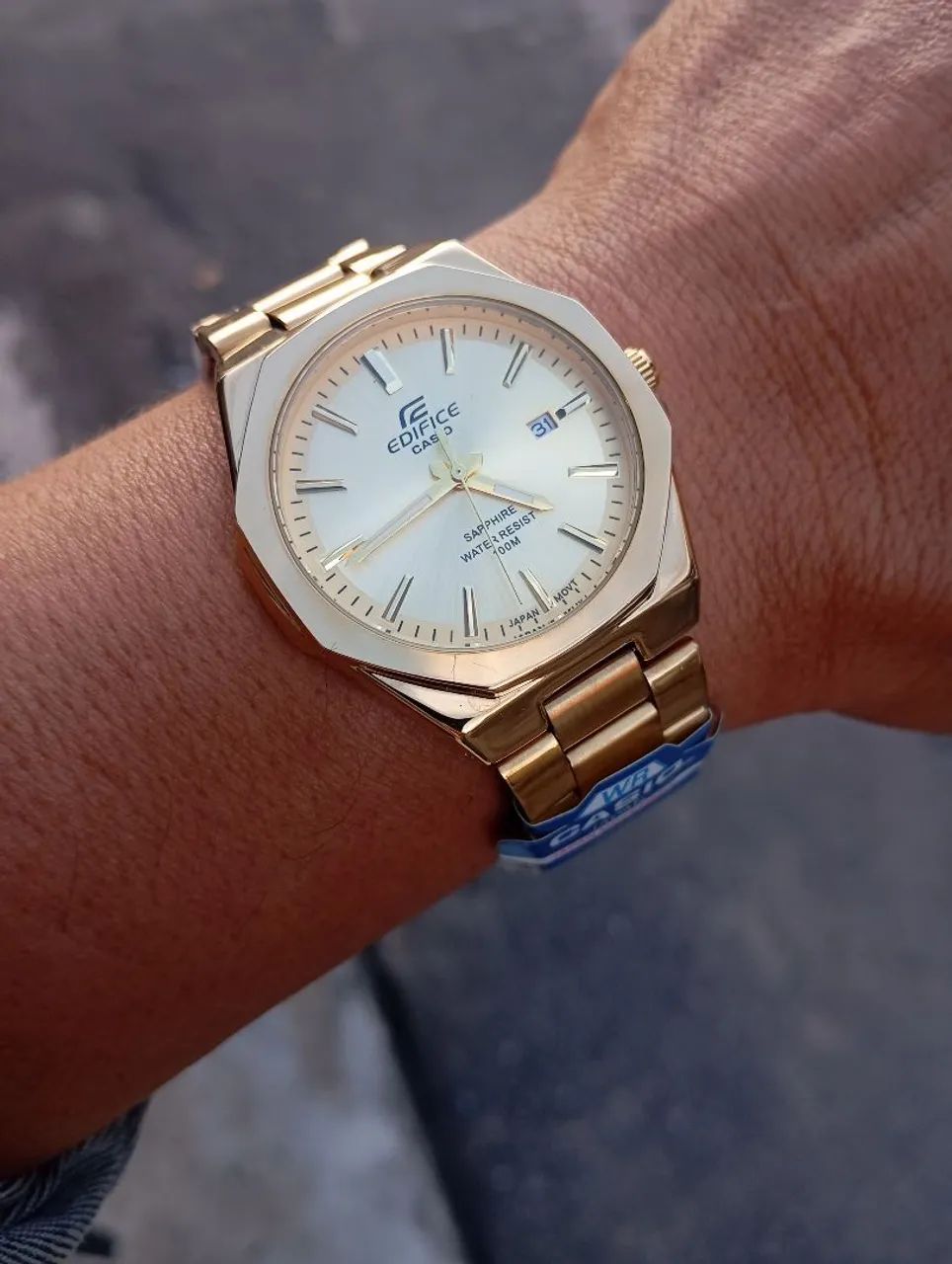 Relógio Casio Edifice Dourado - Novo e Premium  - Foto 4