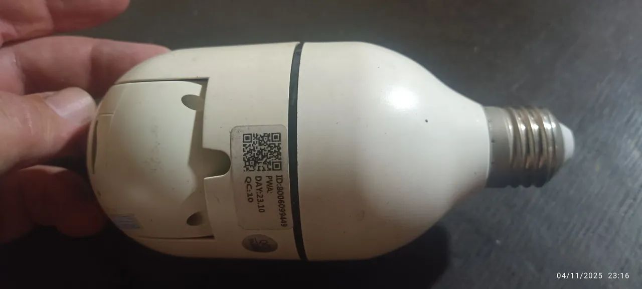 Camera lâmpada com defeito 64298051481986121