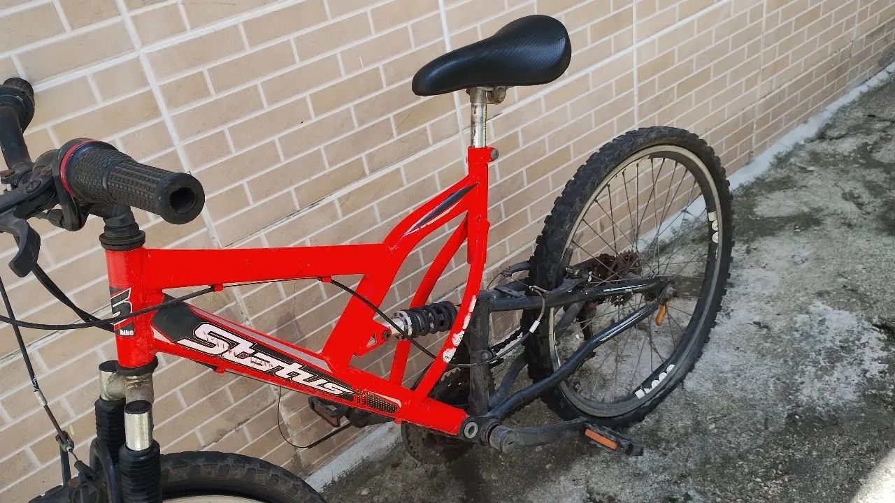 Bicicleta bike Status laranja  - Foto 3