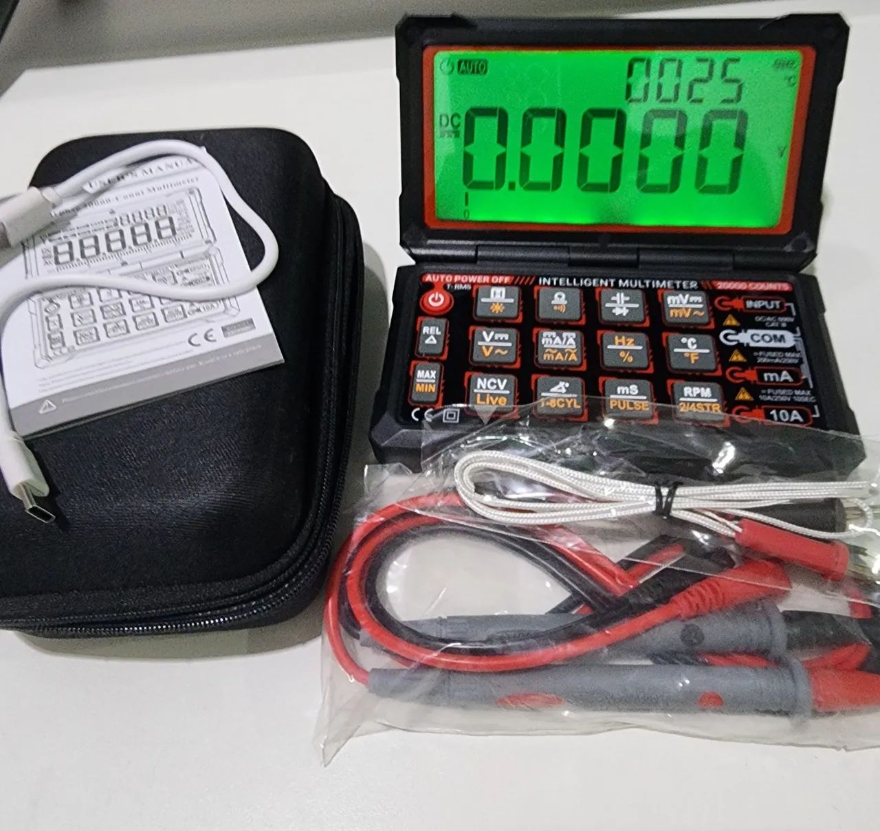 ANENG 623 MULTÍMETRO DIGITAL 20000 contagem 