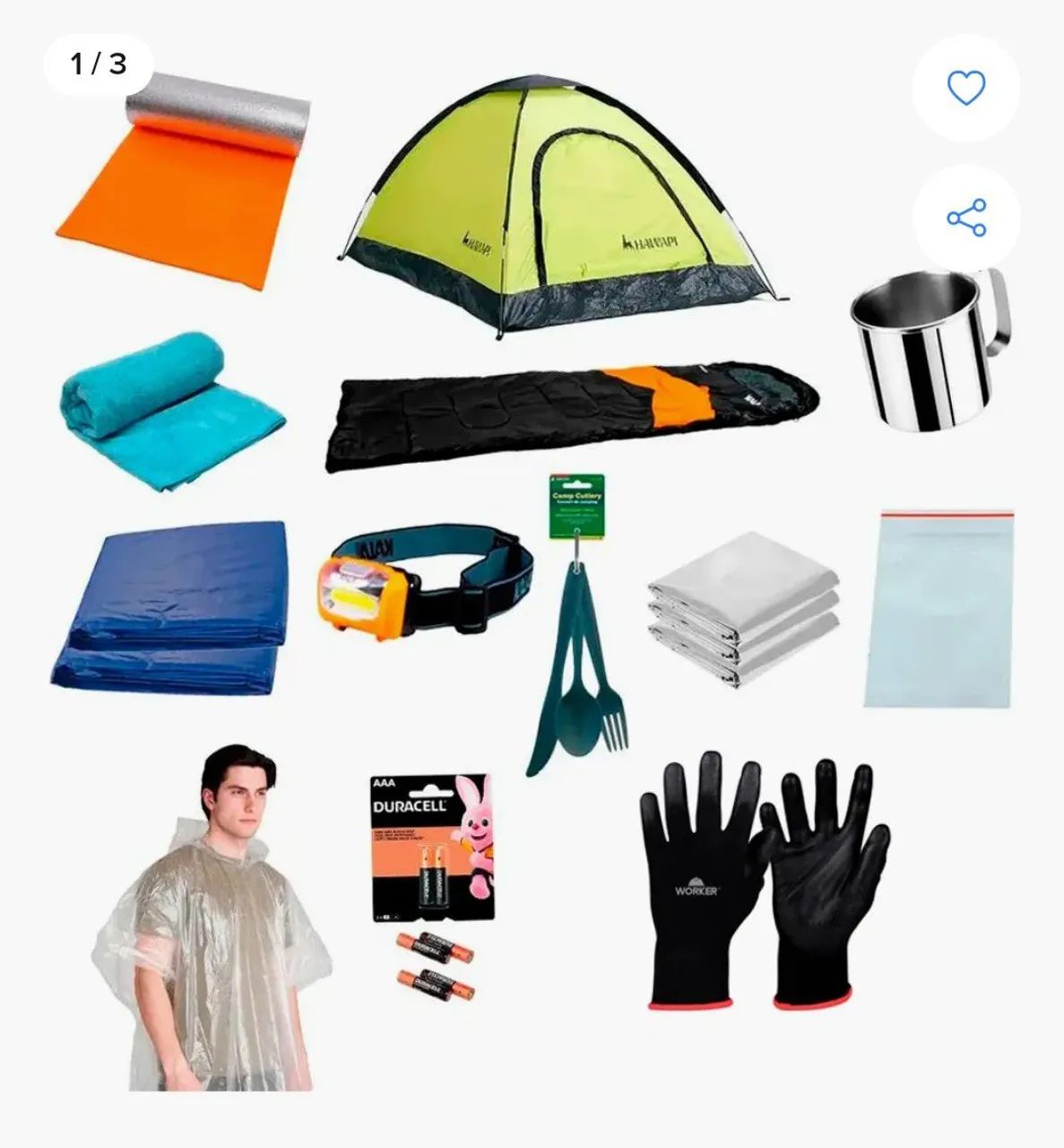 Kit Legendarios Basic Acampamento - Essencial63824630089473120