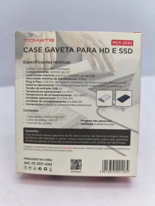 Case Gaveta Para HD e SSD - R$40,00 - Foto 4