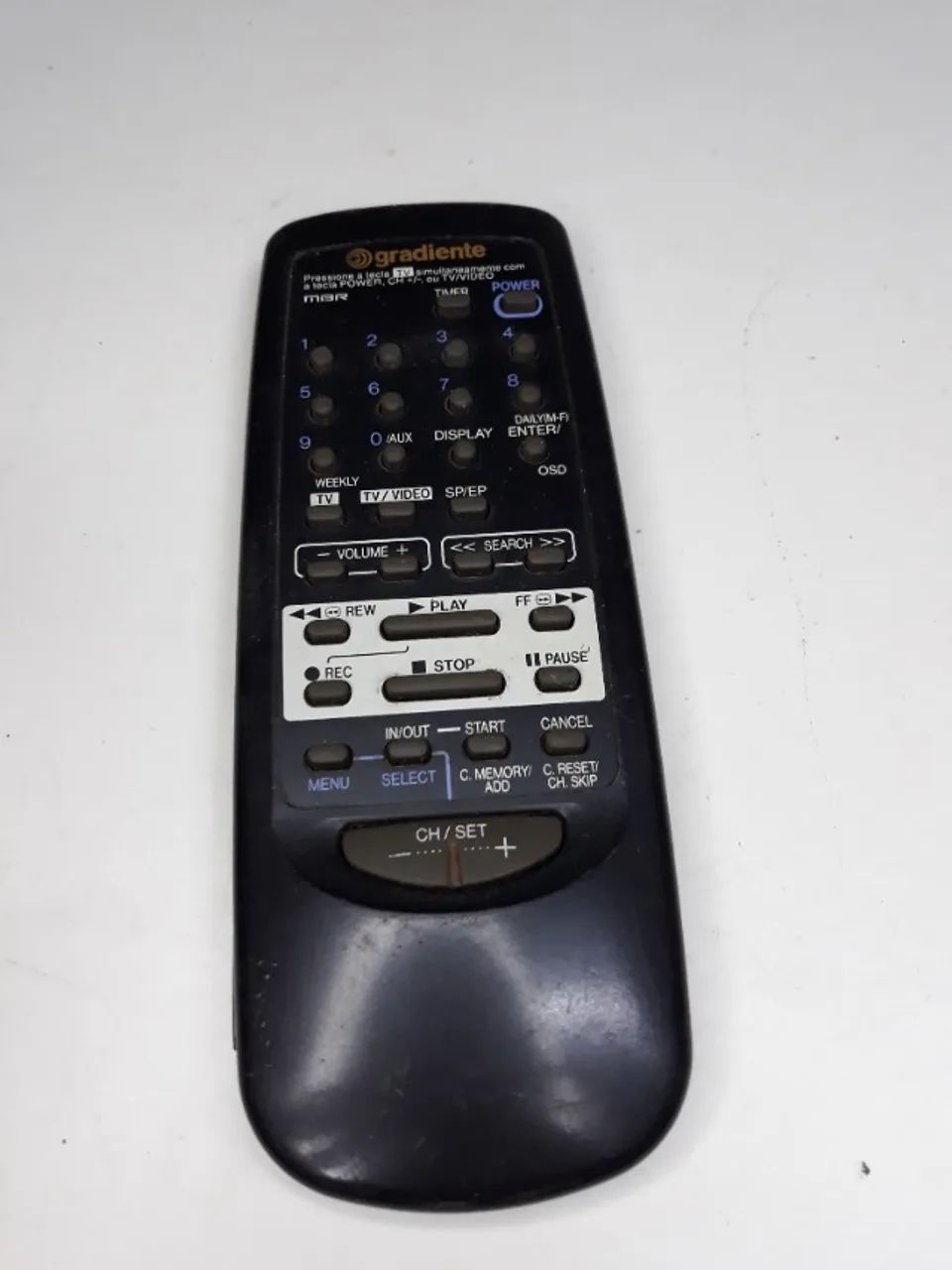 Controle de Vídeo Cassete Gradiente Gv-408 - Foto 3