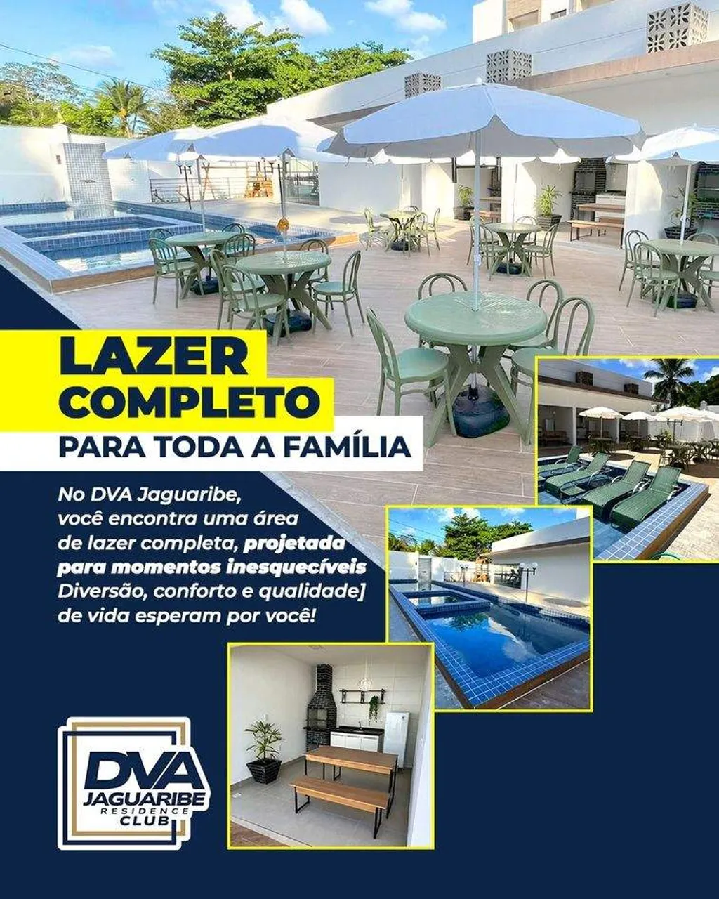 Apartamento à venda no DVA JAGUARIBE RESIDENCE CLUB, JOÃO PESSOA - PB, JAGUARIBE, João Pes