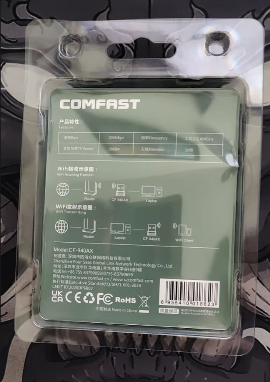 Comfast WiFi 6 Adapter 300Mbps – NEW64739263043075122