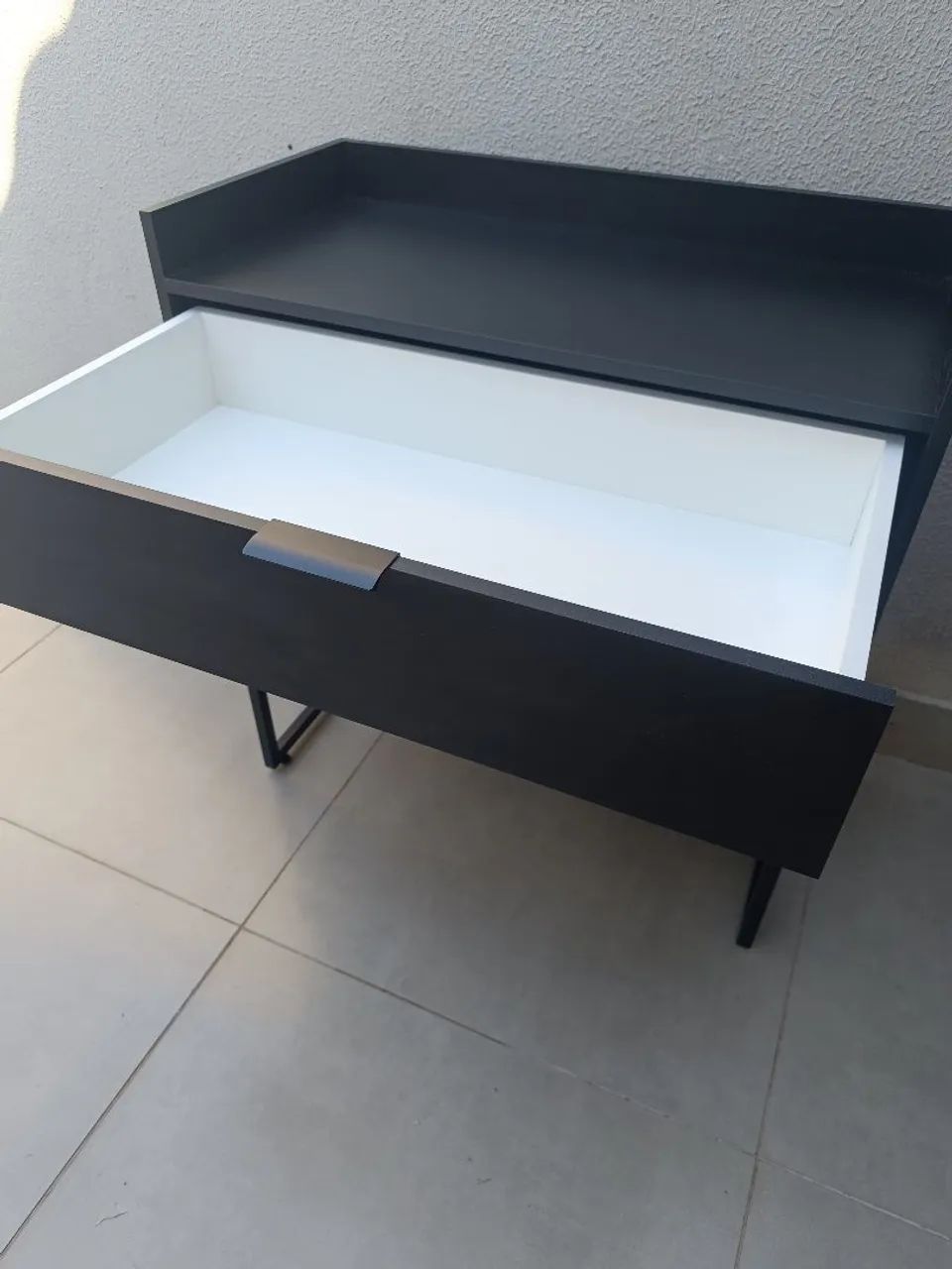 Cômoda Industrial MDF Noca 3 gavetas pés metálicos - Entrego - Foto 3