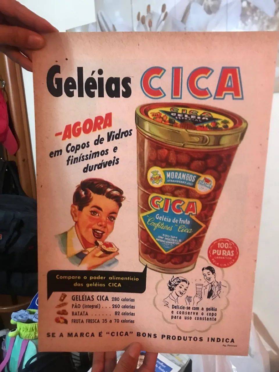 Cartaz propaganda geleia cica  - Foto 2