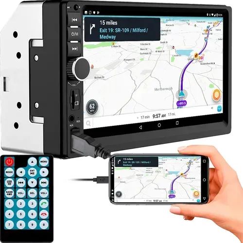 Multimídia First Option 7810h tela7" bluetooth gps na cx +acessórios nova ac/trocas - Foto 3