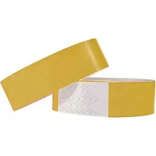 Pulseiras Identificação kit 100 Para Balada Festas Eventos Dourada para impressora laser