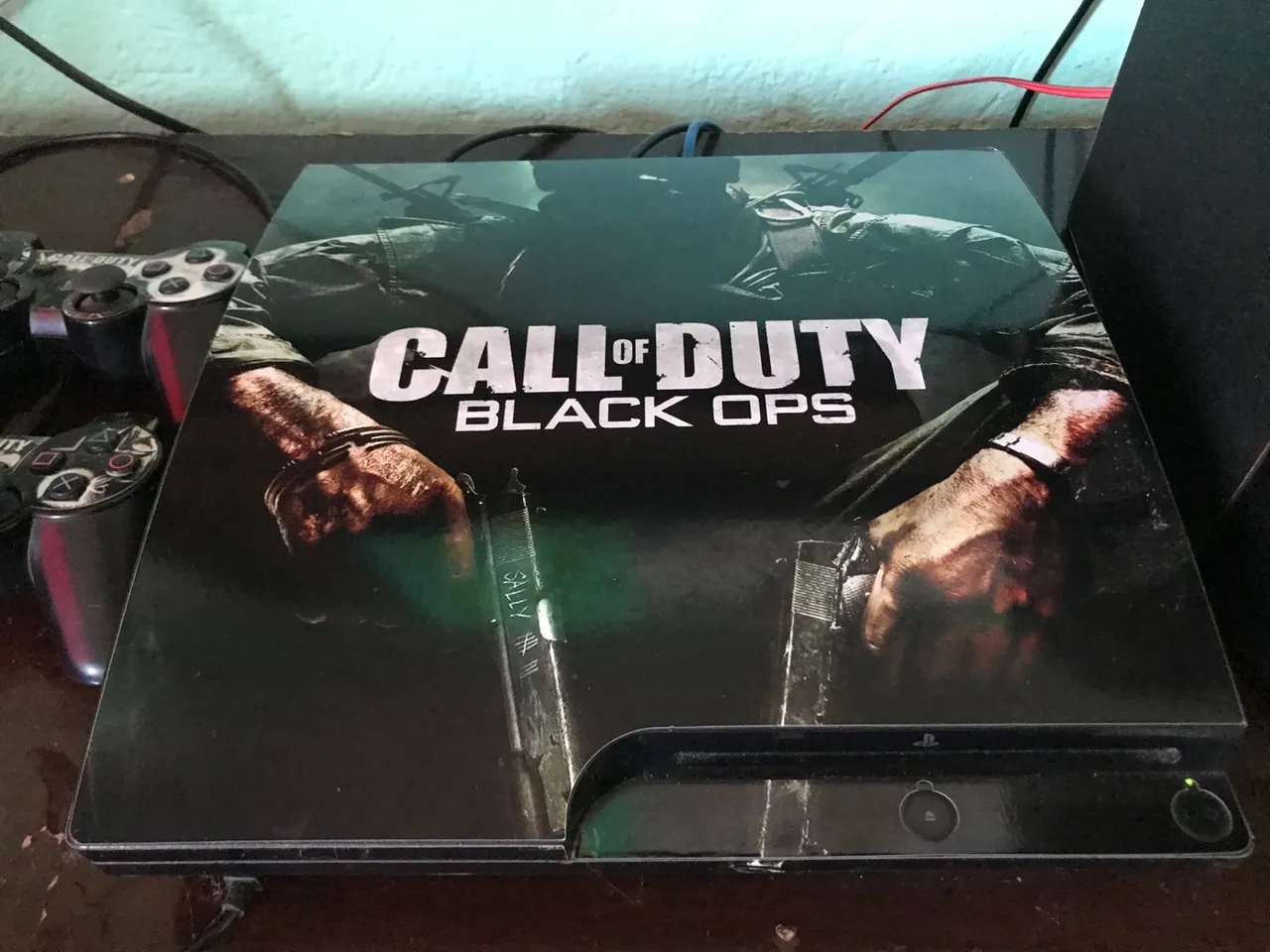 Vendo Ps3 slim personalizado desbloqueado funciona td ok tudo original