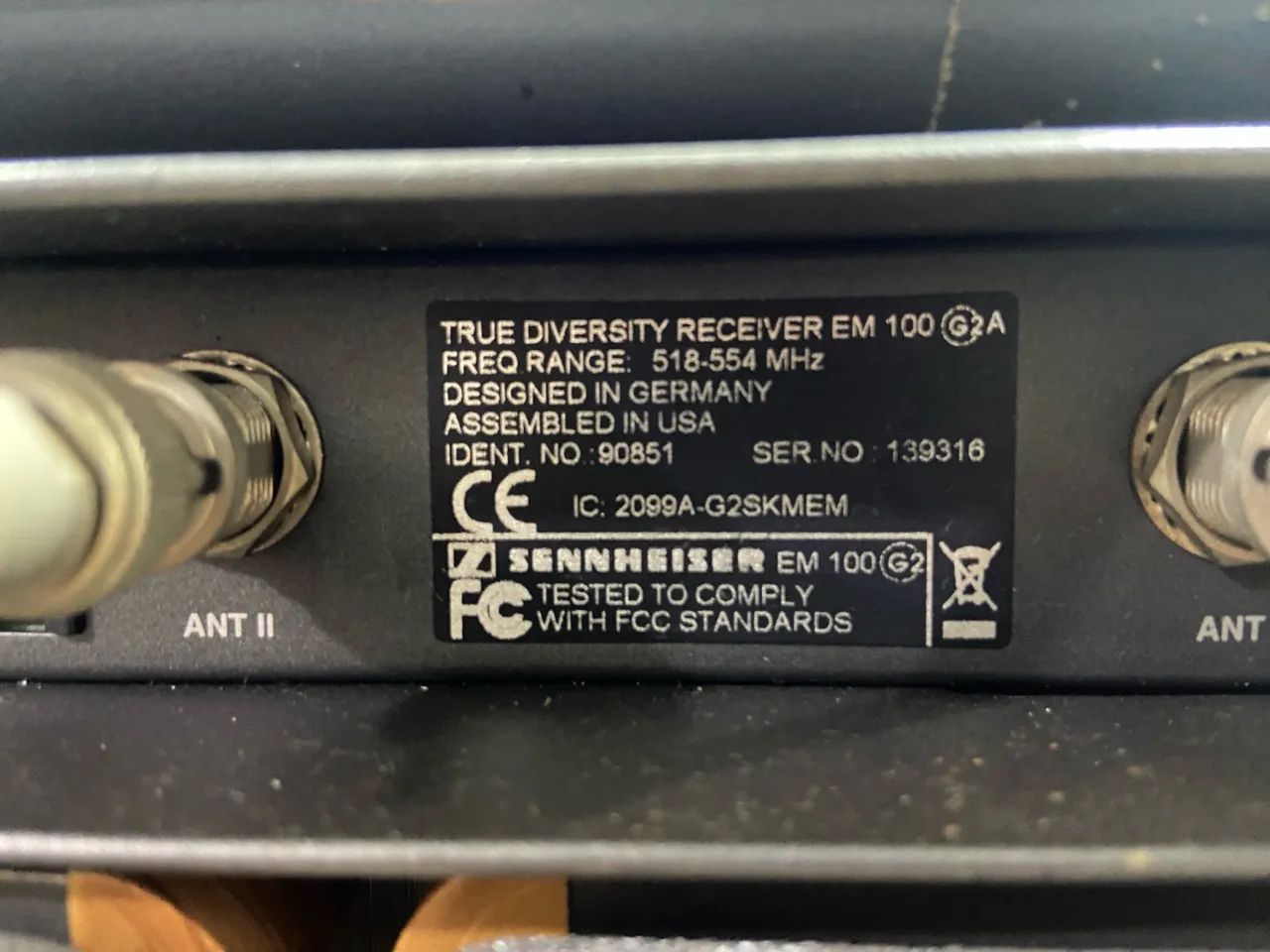 Microfone Sennheiser EW 100 G2 Bastão E835 - Foto 5