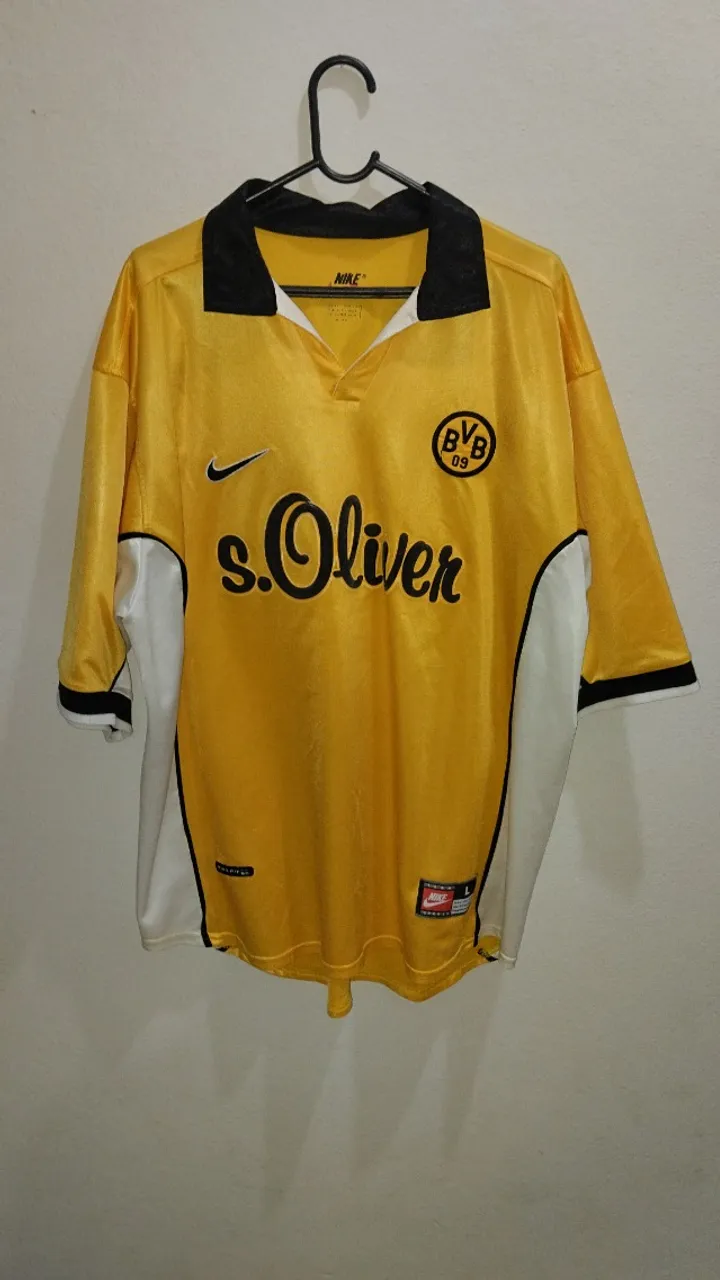 Camisa Borussia Dortmund 1998/1999 tamanho L FEIERSINGER NIKE