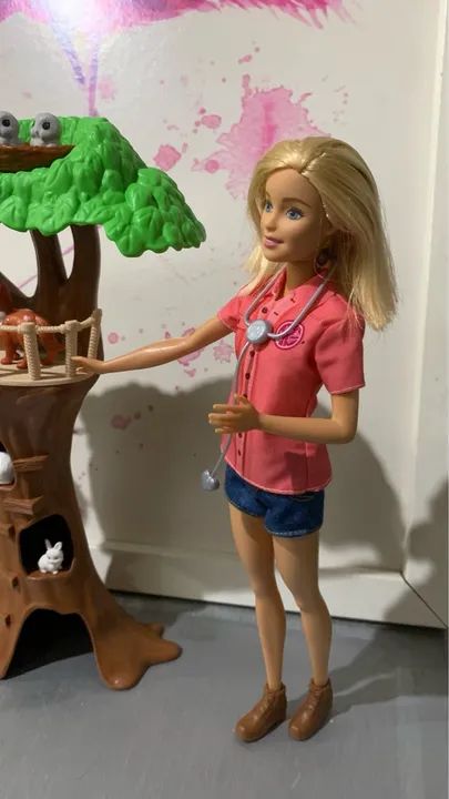 Kit Barbie Centro de Resgate aos Animais / Veterinária  - Foto 5